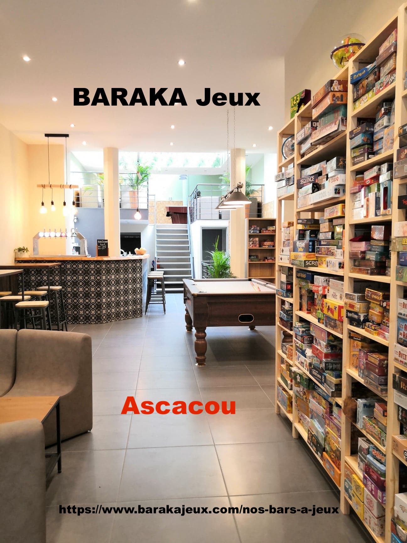 Soirée ASCACOU au BARAKA Jeux, MArseille 6ème